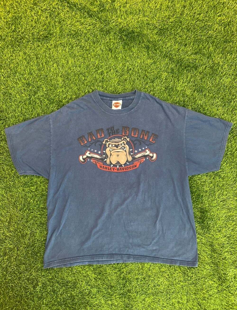 Harley Davidson Bad To The Bone T-Shirt Size XL Blue Peoria Arizona